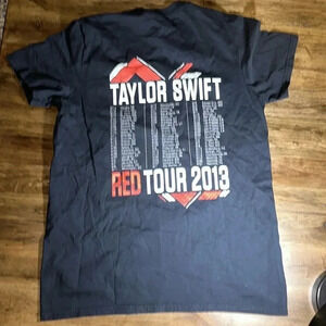 2013 Taylor Swift concert RED international TOUR blk short sleeve unisex shirt S